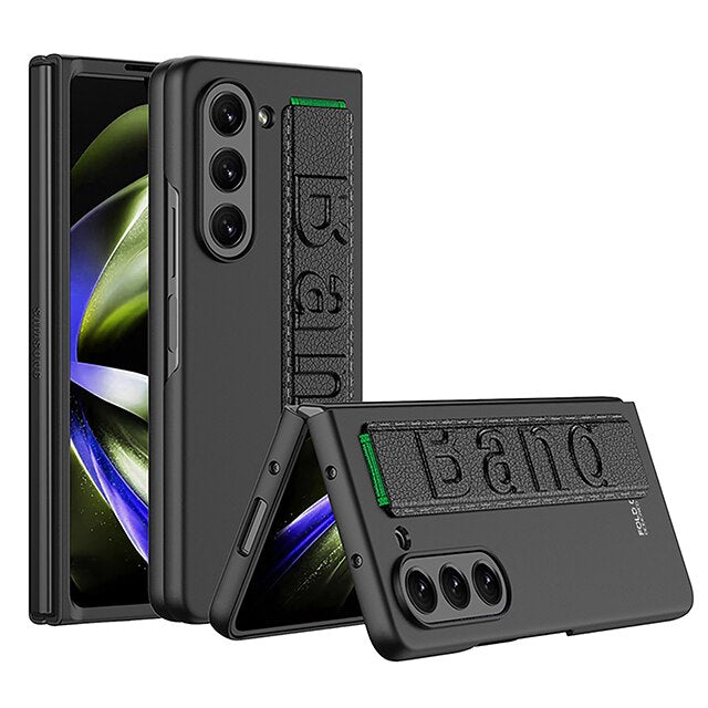 Shockproof Wrist Band Matte Case for Samsung Galaxy Z Fold 5