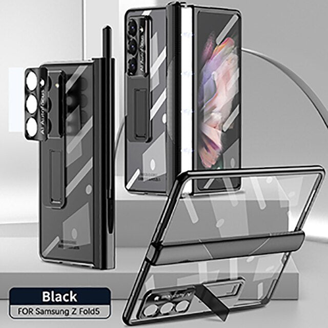 Transparent Kickstand Full Protection Case For Z Fold 5 Series