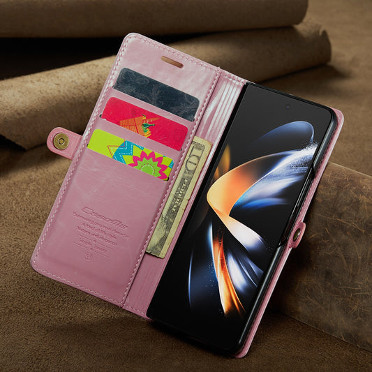 Luxury Leather Kickstand Wallet Case for Samsung Galaxy Z Fold 5