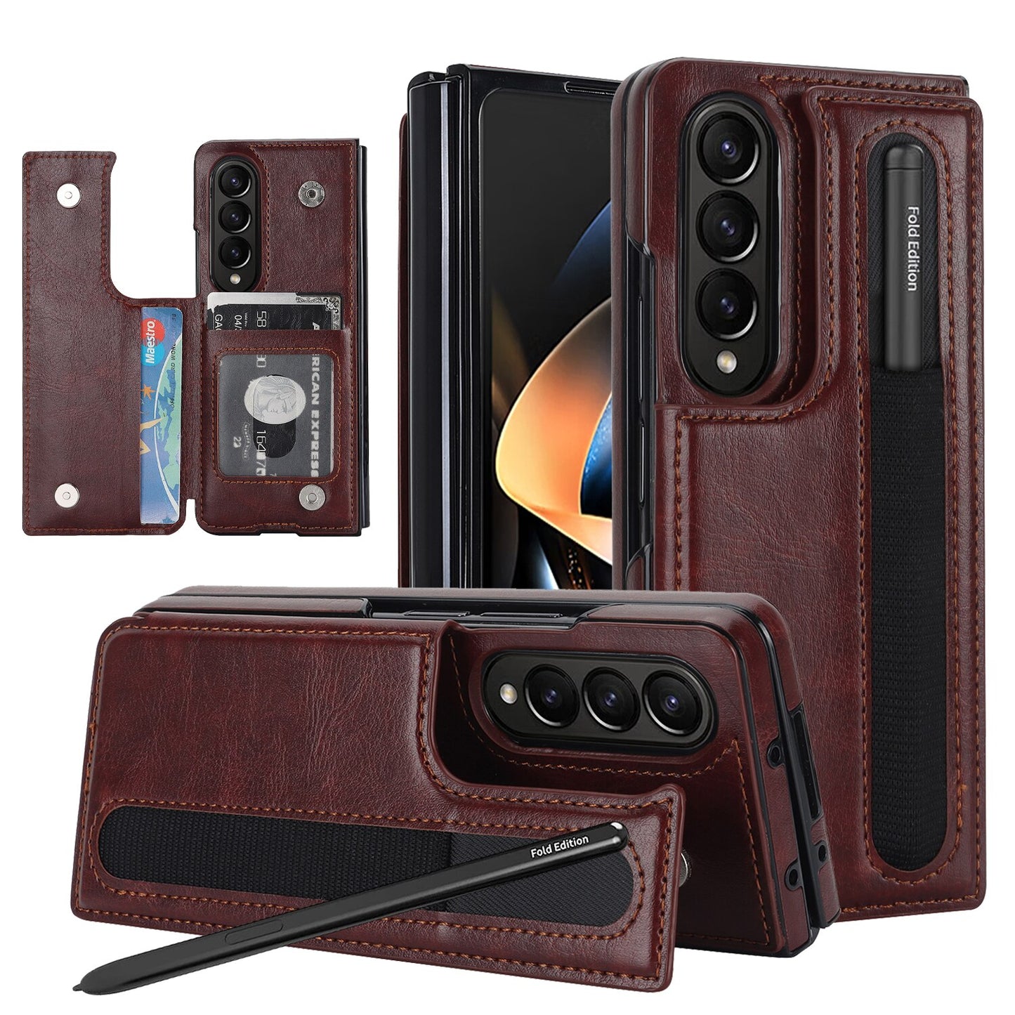 Magnetic Stand Wallet Case