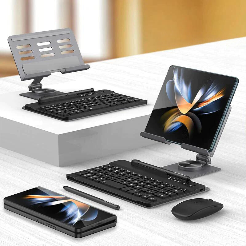 Desk Stand and Bluetooth Keyboard Combo for Z Fold Series
