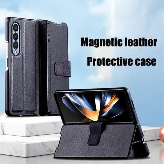 Magnetic Flip Wallet Protective Case