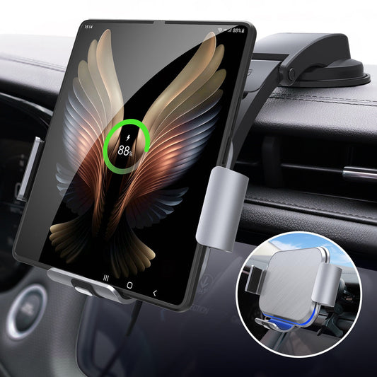 30W Car Qi Wireless Charger & Holder