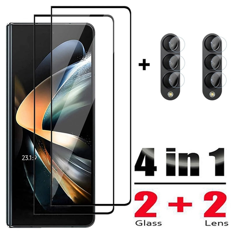 4-in-1 Screen and Camera Lens Protector for Samsung Galaxy Z Fold 5