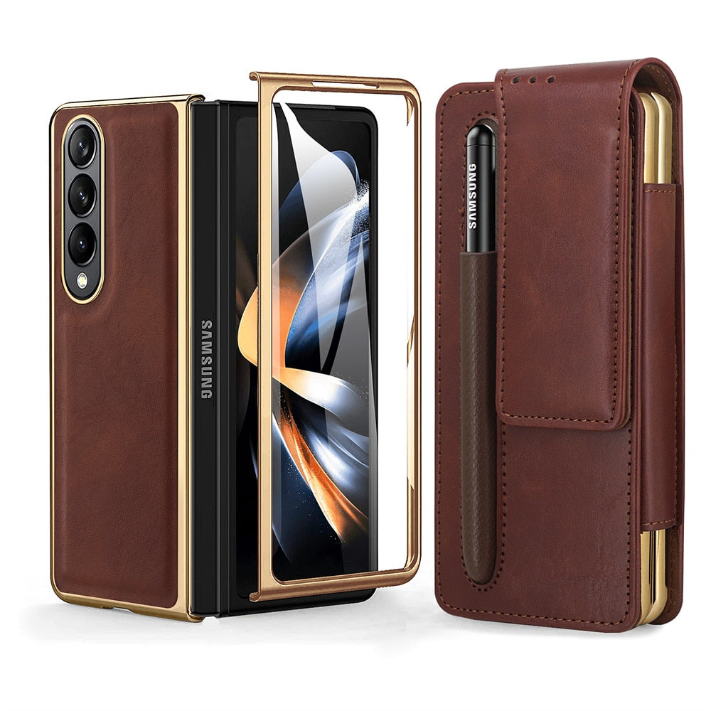 Retro Leather 2-in-1 Phone Case