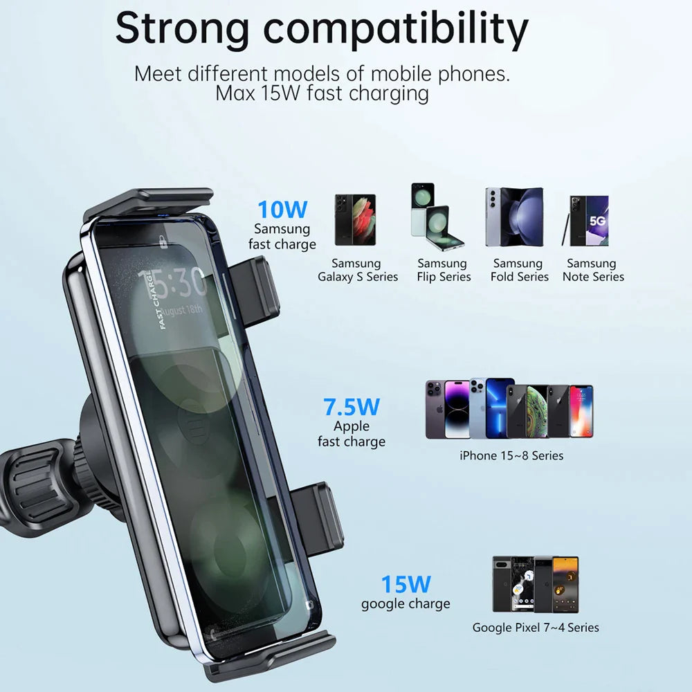 Auto-Grip Car Holder with Fast Wireless Charger For Galaxy Z Fold Series