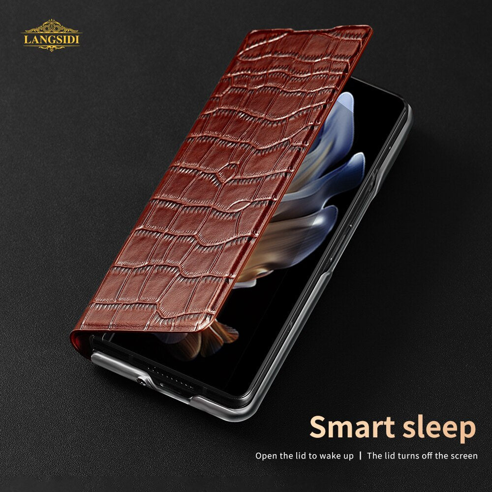 Luxury Croco Leather Texture Case