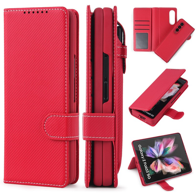 Separable Pen Card Slot Wallet Case